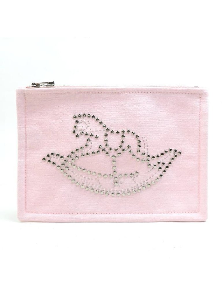 Hermes Pouch Trousse Flat Pm Light Pink